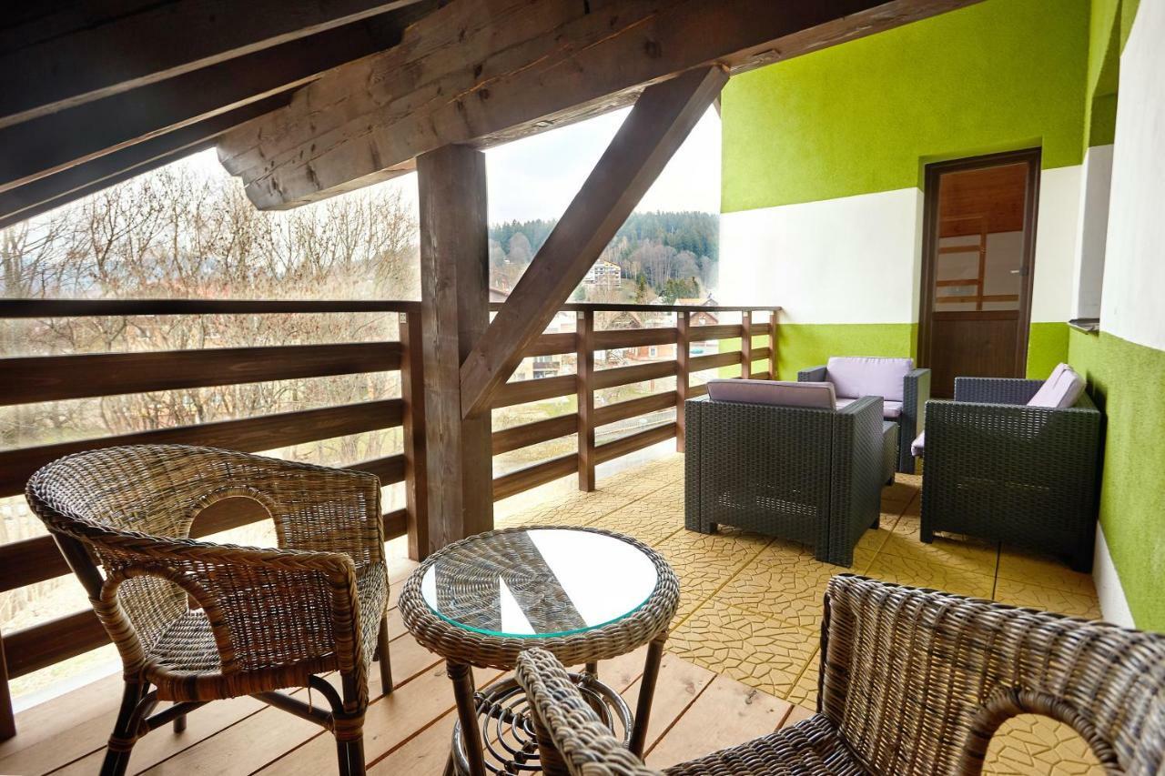 Apartmany Nad Rybnikem Železná Ruda Kültér fotó